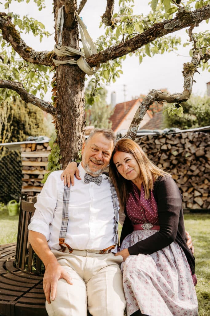 Paarshooting im eigenen Garten, Outdoorshooting, Coupleshoot,